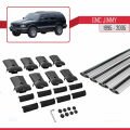 GMC Jimmy 1995-2005 Arası ile Uyumlu FLY Model Ara Atkı Tavan Barı Gri 4 Adet