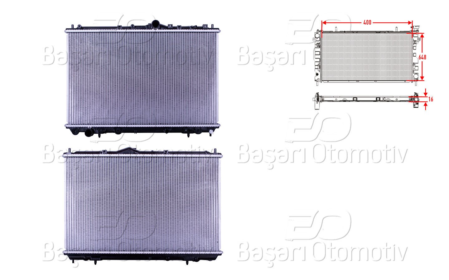 Volvo S40 1.6I 1.8I 2.0I 1995-2004 Su Radyatörü