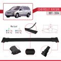 Chevrolet Venture 1997-2004 Arası ile Uyumlu FLY Model Ara Atkı Tavan Barı Siyah 4 Adet