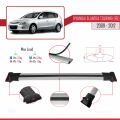 Hyundai Elantra Touring (FD) 2009-2012 Arası ile Uyumlu FLY Model Ara Atkı Tavan Barı Gri 3 Adet