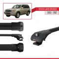 Toyota Land Cruiser (J100) 2003-2007 Arası ile Uyumlu ACE-1 Ara Atkı Tavan Barı Siyah 3 Adet