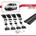 Fiat Doblo 3 2023 ve Sonrası ile Uyumlu ACE-2 Ara Atkı Tavan Barı Siyah 2 Adet