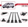 Chevrolet Venture 1997-2004 Arası ile Uyumlu FLY Model Ara Atkı Tavan Barı Gri 4 Adet
