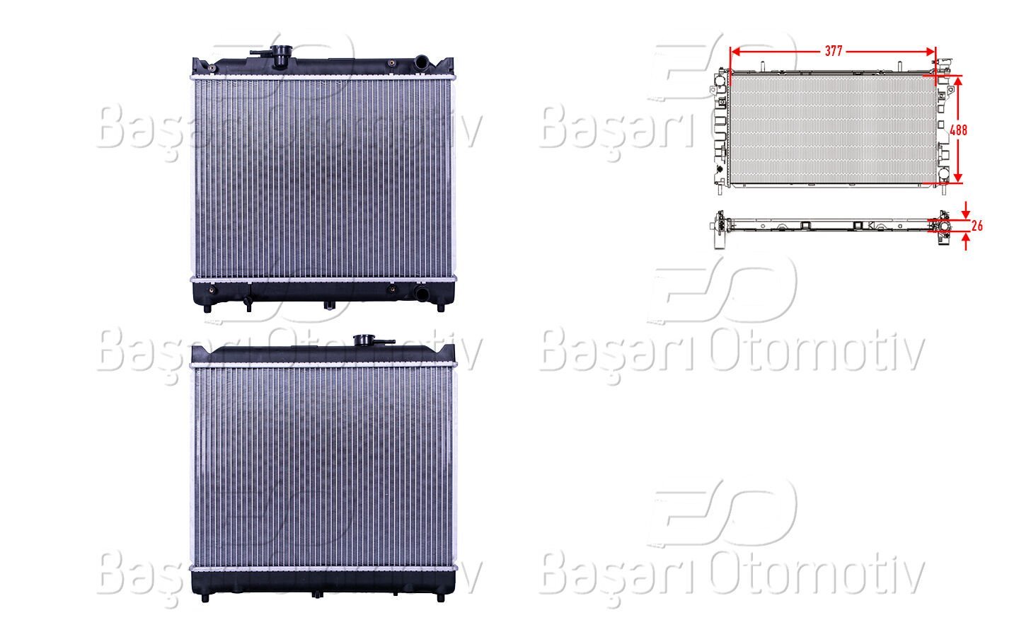 Suzuki Vitara X-90 1.6i 2.0 TD Su Radyatörü