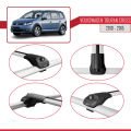 Volkswagen Touran (1T) Post-Facelift 2010-2015 Arası ile Uyumlu ACE-1 Ara Atkı Tavan Barı Gri 3 Adet