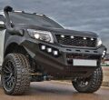 Nissan Navara 2019-2021 Off Road Uyumlu Yedek Parça Çelik Ön Tampon Koruma AQM4WD