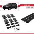 Honda Pilot 2003-2008 Arası ile Uyumlu FLY Model Ara Atkı Tavan Barı Siyah 3 Adet