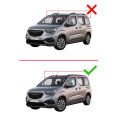 Opel Combo E Life 2023 ve Sonrası ile Uyumlu ACE-2 Ara Atkı Tavan Barı Gri 2 Adet