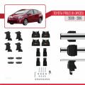 Toyota Prius 3 (XW30) 2009-2016 Arası ile Uyumlu ACE-4 Ara Atkı Tavan Barı Gri 2 Adet