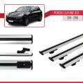 Porsche Cayenne 2 (92A) 2011-2018 Arası ile Uyumlu BASIC Model Ara Atkı Tavan Barı Gri 3 Adet