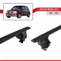Nissan Micra 2 (K11) 1992-2003 Arası ile Uyumlu ACE-4 Ara Atkı Tavan Barı Siyah 2 Adet