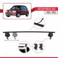 Nissan Micra 2 (K11) 1992-2003 Arası ile Uyumlu ACE-4 Ara Atkı Tavan Barı Siyah 2 Adet