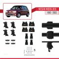 Nissan Micra 2 (K11) 1992-2003 Arası ile Uyumlu ACE-4 Ara Atkı Tavan Barı Siyah 2 Adet