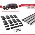 Chevrolet Tahoe 1995-2000 Arası ile Uyumlu FLY Model Ara Atkı Tavan Barı Gri 4 Adet