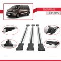 Toyota Proace 2017 ve Sonrası ile Uyumlu FLY Model Ara Atkı Tavan Barı Gri 3 Adet