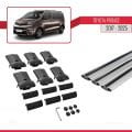 Toyota Proace 2017 ve Sonrası ile Uyumlu FLY Model Ara Atkı Tavan Barı Gri 3 Adet
