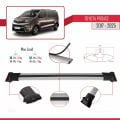 Toyota Proace 2017 ve Sonrası ile Uyumlu FLY Model Ara Atkı Tavan Barı Gri 3 Adet
