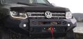Volkswagen Amarok 2010-2021 Uyumlu Yedek Parça Off Road Çelik Ön Tampon Koruma AQM4WD S50