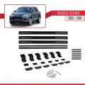 Porsche Cayenne (9PA) 2003-2010 Arası ile Uyumlu BASIC Model Ara Atkı Tavan Barı Siyah 3 Adet