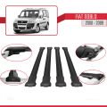Fiat Doblo 2000-2009 Arası ile Uyumlu FLY Model Ara Atkı Tavan Barı Siyah 4 Adet