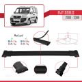 Fiat Doblo 2000-2009 Arası ile Uyumlu FLY Model Ara Atkı Tavan Barı Siyah 4 Adet