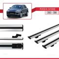 Porsche Cayenne (9PA) 2003-2010 Arası ile Uyumlu BASIC Model Ara Atkı Tavan Barı Gri 3 Adet