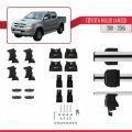 Toyota Hilux 7 (AN30) Post-Facelift 2011-2015 Arası ile Uyumlu ACE-4 Ara Atkı Tavan Barı Gri 2 Adet