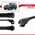 Suzuki Jimny 3 1998-2018 Arası ile Uyumlu ACE-1 Ara Atkı Tavan Barı Siyah 3 Adet