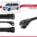 Volkswagen T6 Caravelle 2015-2024 Arası ile Uyumlu ACE-1 Ara Atkı Tavan Barı Siyah 2 Adet