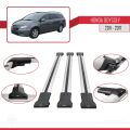 Honda Odyssey 2011-2017 Arası ile Uyumlu FLY Model Ara Atkı Tavan Barı Gri 3 Adet