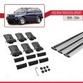 Holden Frontera Sport 2 1999-2004 Arası ile Uyumlu FLY Model Ara Atkı Tavan Barı Gri 3 Adet