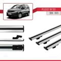 Peugeot Rifter 2019-2022 Arası ile Uyumlu BASIC Model Ara Atkı Tavan Barı Gri 3 Adet
