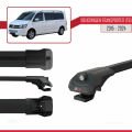 Volkswagen T6 Transporter 2015-2024 Arası ile Uyumlu ACE-1 Ara Atkı Tavan Barı Siyah 2 Adet