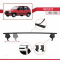 Mazda 121 1991-2002 Arası ile Uyumlu ACE-4 Ara Atkı Tavan Barı Siyah 2 Adet