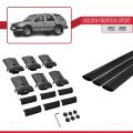 Holden Frontera Sport 1992-1998 Arası ile Uyumlu FLY Model Ara Atkı Tavan Barı Siyah 3 Adet