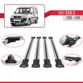 Fiat Doblo 2000-2009 Arası ile Uyumlu FLY Model Ara Atkı Tavan Barı Gri 4 Adet
