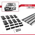 Fiat Doblo 2000-2009 Arası ile Uyumlu FLY Model Ara Atkı Tavan Barı Gri 4 Adet