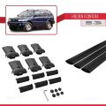Holden Frontera 2 1999-2004 Arası ile Uyumlu FLY Model Ara Atkı Tavan Barı Siyah 3 Adet