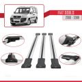 Fiat Doblo 2000-2009 Arası ile Uyumlu FLY Model Ara Atkı Tavan Barı Gri 3 Adet