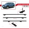 Vauxhall Frontera Sport 1992-1998 Arası ile Uyumlu BASIC Model Ara Atkı Tavan Barı Siyah 3 Adet