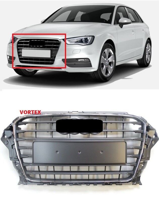 Audi A3 Hatchback Sedan 2013 ve sonrası Ön Panjur