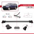 Holden Frontera 2 1999-2004 Arası ile Uyumlu FLY Model Ara Atkı Tavan Barı Gri 3 Adet