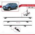 Vauxhall Frontera Sport 1992-1998 Arası ile Uyumlu BASIC Model Ara Atkı Tavan Barı Gri 3 Adet