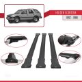 Holden Frontera 1992-1998 Arası ile Uyumlu FLY Model Ara Atkı Tavan Barı Siyah 3 Adet