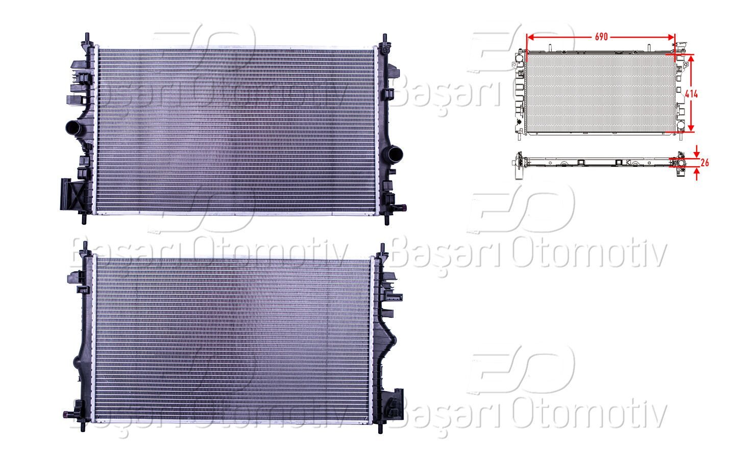 Opel Insignia A 2008-2017 Su Radyatörü