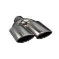 Üniversal Krom Egzoz Ucu Oval Çift Çıkış Sağ 60x105/125 800-033L
