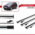 Vauxhall Frontera 2 1999-2004 Arası ile Uyumlu BASIC Model Ara Atkı Tavan Barı Gri 3 Adet