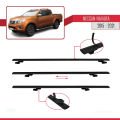 Nissan Navara 4 (D23) 2015-2021 Arası ile Uyumlu BASIC Model Ara Atkı Tavan Barı Siyah 2 Adet
