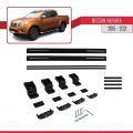 Nissan Navara 4 (D23) 2015-2021 Arası ile Uyumlu BASIC Model Ara Atkı Tavan Barı Siyah 2 Adet