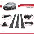 Holden Captiva 2006-2018 Arası ile Uyumlu FLY Model Ara Atkı Tavan Barı Siyah 3 Adet
